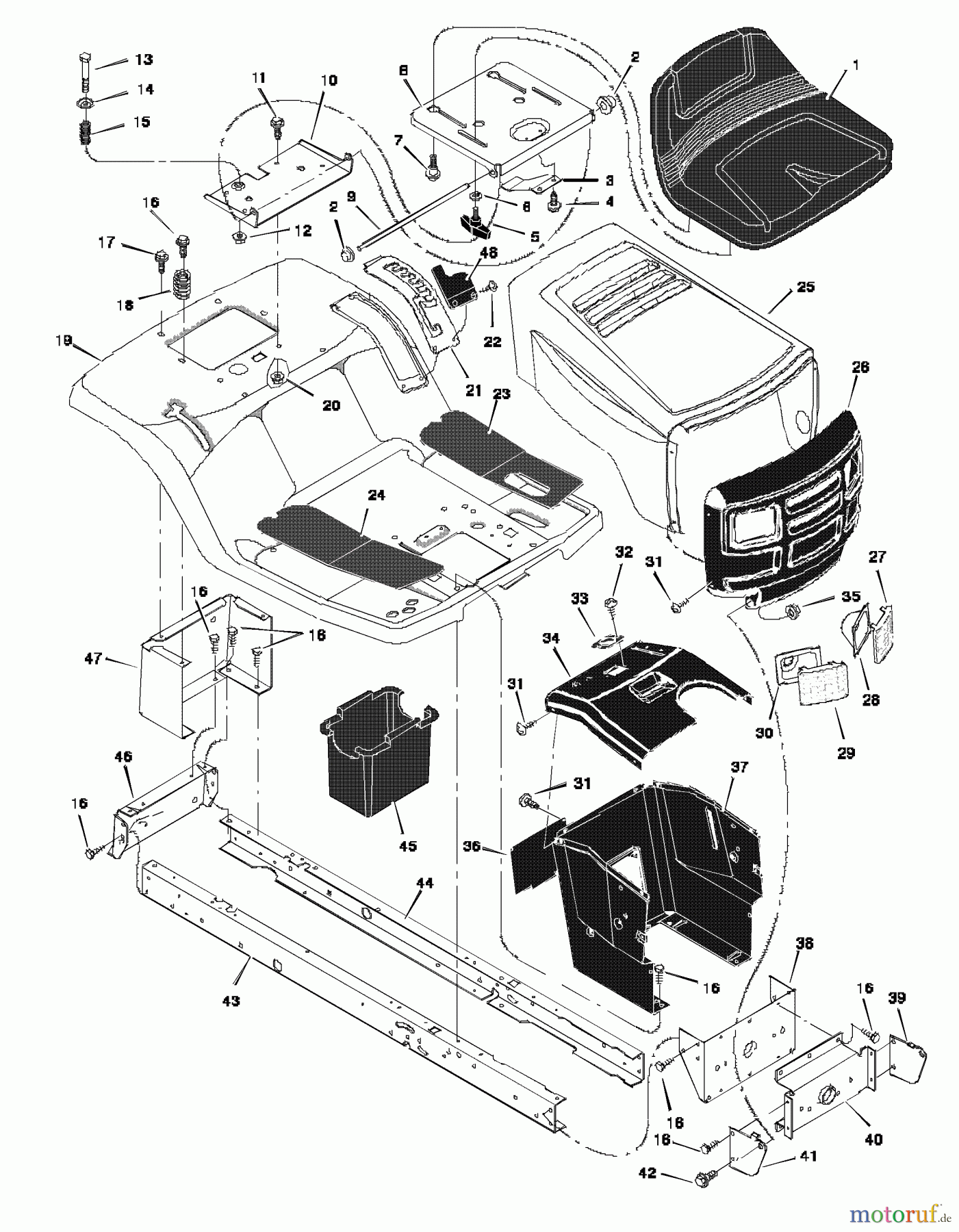 Murray Rasen- und Gartentraktoren 40501x30A - Murray 40