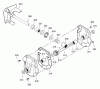 Murray 627108x5A - 27" Dual Stage Snow Thrower (2003) Listas de piezas de repuesto y dibujos Gear Case