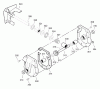 Murray 627118x43A - Yard King 27" Dual Stage Snow Thrower (2003) Listas de piezas de repuesto y dibujos Gear Case