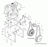 Murray 627808x5A - 27" Dual Stage Snow Thrower (2003) Listas de piezas de repuesto y dibujos Engine