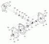 Murray 627809x5D - 27" Dual Stage Snow Thrower (2005) Listas de piezas de repuesto y dibujos Gear Case