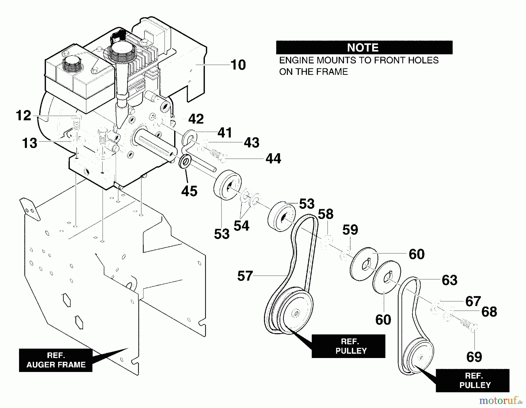  Murray Schneefräsen 629104x35B - B&S/Murray 29