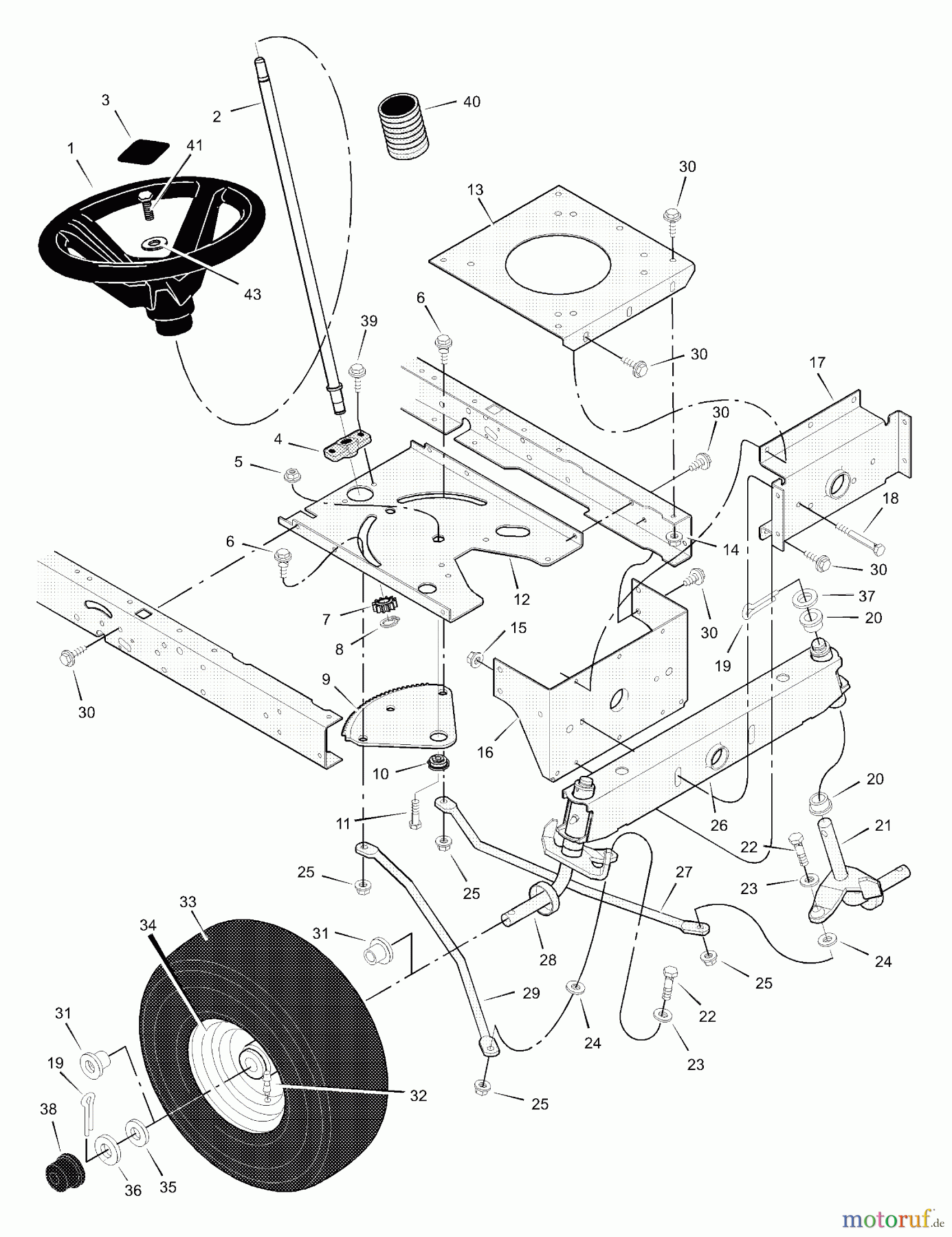  Murray Rasen- und Gartentraktoren 40507x8A - Scotts 40