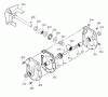 Murray 629108x5A - 29" Dual Stage Snow Thrower (2002) Listas de piezas de repuesto y dibujos Gear Case