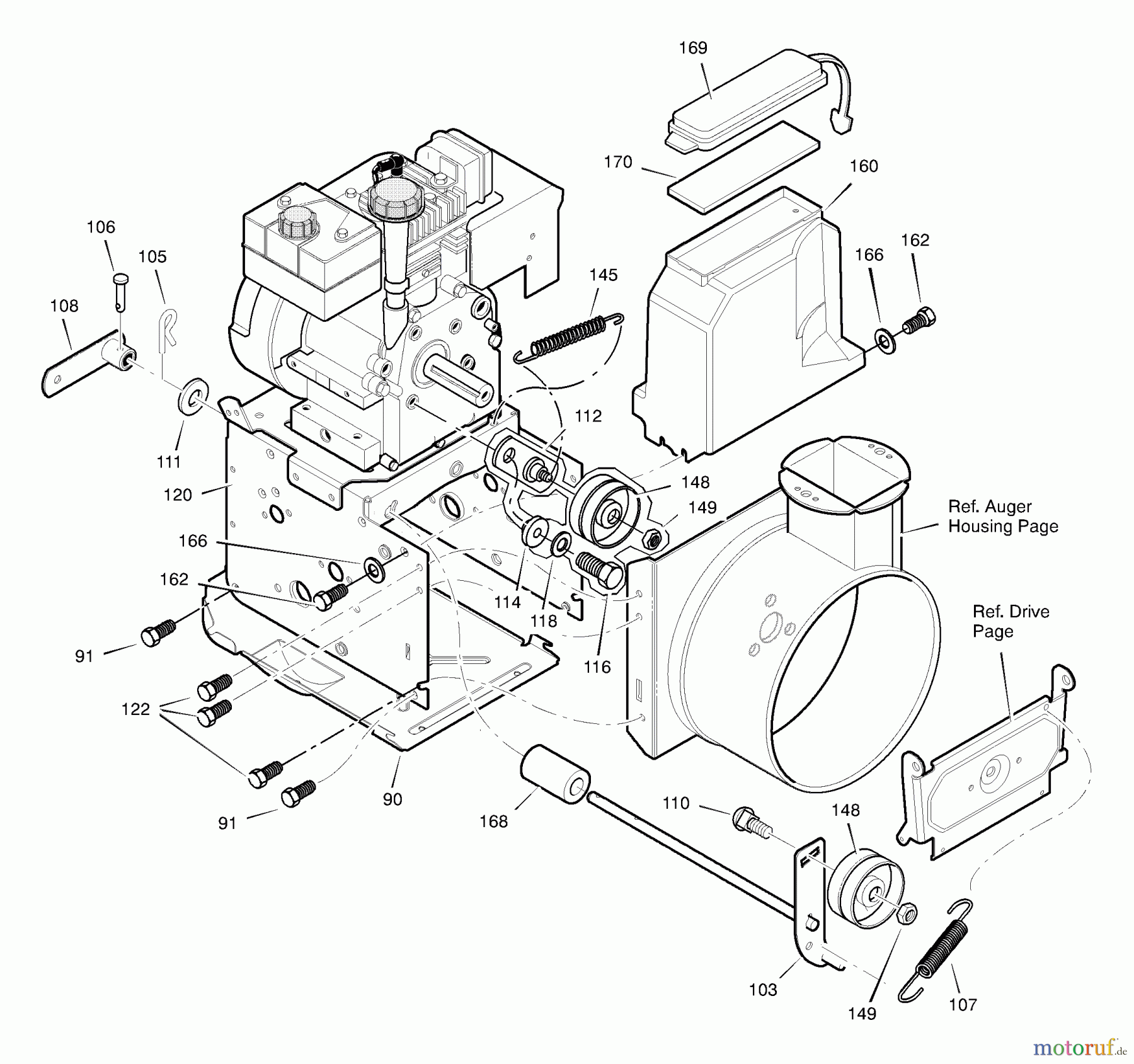  Murray Schneefräsen 633124x89C - Yard King Performance 33