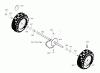 Murray 726E (LP1695444) (1695444) - John Deere 26" Dual Stage Snow Thrower (2008) Spareparts Wheels