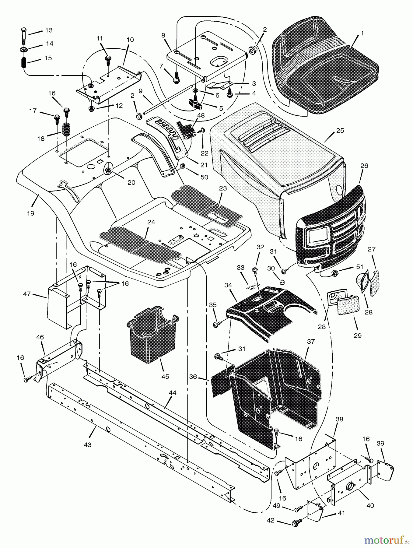  Murray Rasen- und Gartentraktoren 40508x92F - B&S/Murray 40