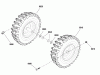 Murray 726E (LP25936) (1695816) - John Deere 26" Dual Stage Snow Thrower (2010) Spareparts Wheel & Tire Group (2989109)