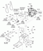 Murray 824EX (1695979) - 24" Dual Stage Snowthrower (2011) Listas de piezas de repuesto y dibujos Engine Group (2989855)