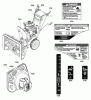 Murray 824EX (1696123) - 24" Dual Stage Snowthrower (2011) Listas de piezas de repuesto y dibujos Decals Group (2990096)