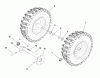 Murray 928E (LP1695441) (1695441) - John Deere 28" Dual Stage Snow Thrower (2008) Listas de piezas de repuesto y dibujos Wheels and Tires Group (2987953)
