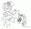 Murray C950-52121-2 - Craftsman 29" Single Stage Snow Thrower (2002) (Sears) Listas de piezas de repuesto y dibujos Engine