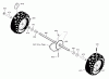 Murray C950-52121-2 - Craftsman 29" Single Stage Snow Thrower (2002) (Sears) Listas de piezas de repuesto y dibujos Wheels