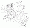 Murray C950-52405-0 - Craftsman 22" Dual Stage Snow Thrower (2004) (Sears) Listas de piezas de repuesto y dibujos Frame