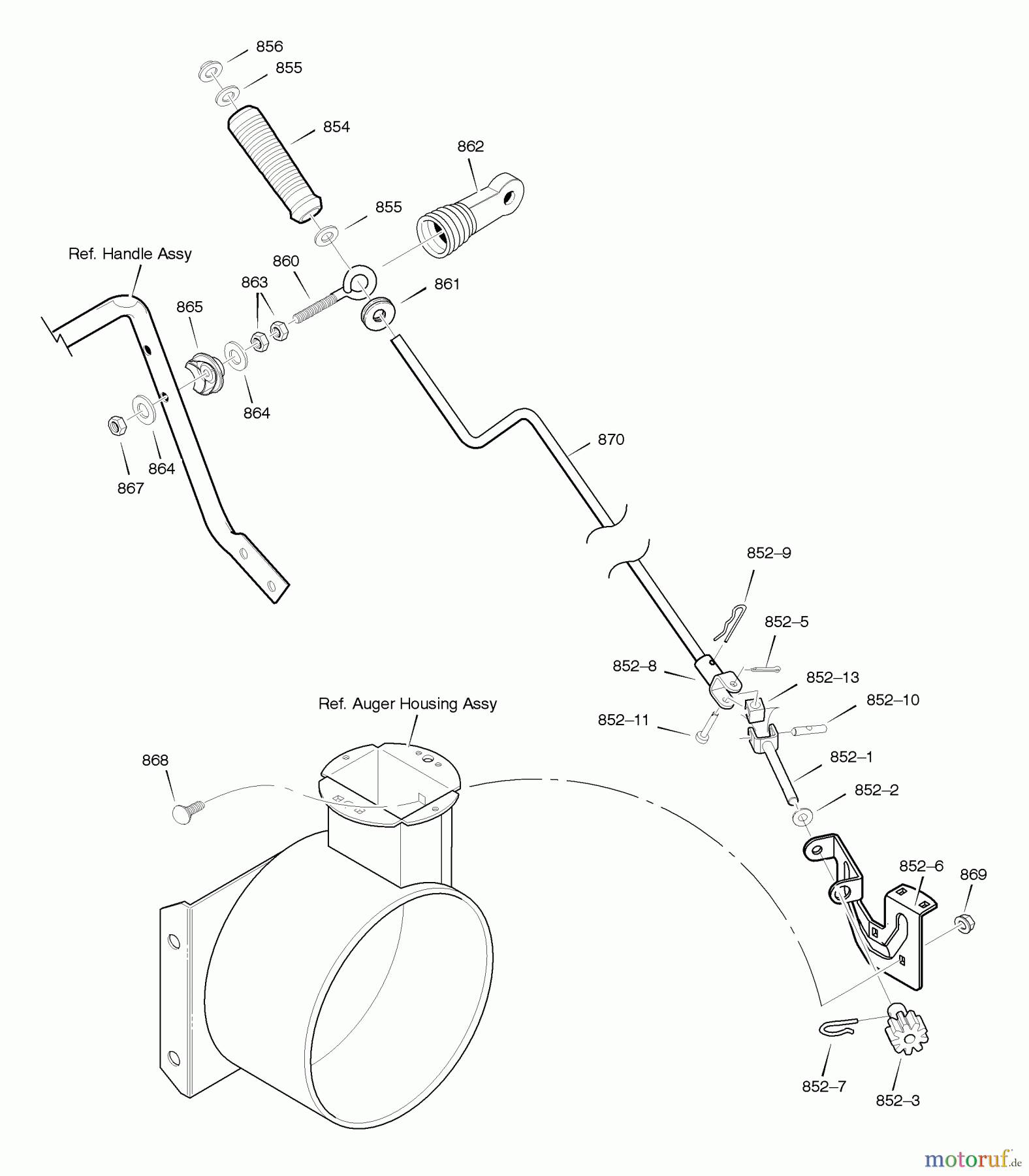  Murray Schneefräsen C950-52409-0 - Craftsman 27