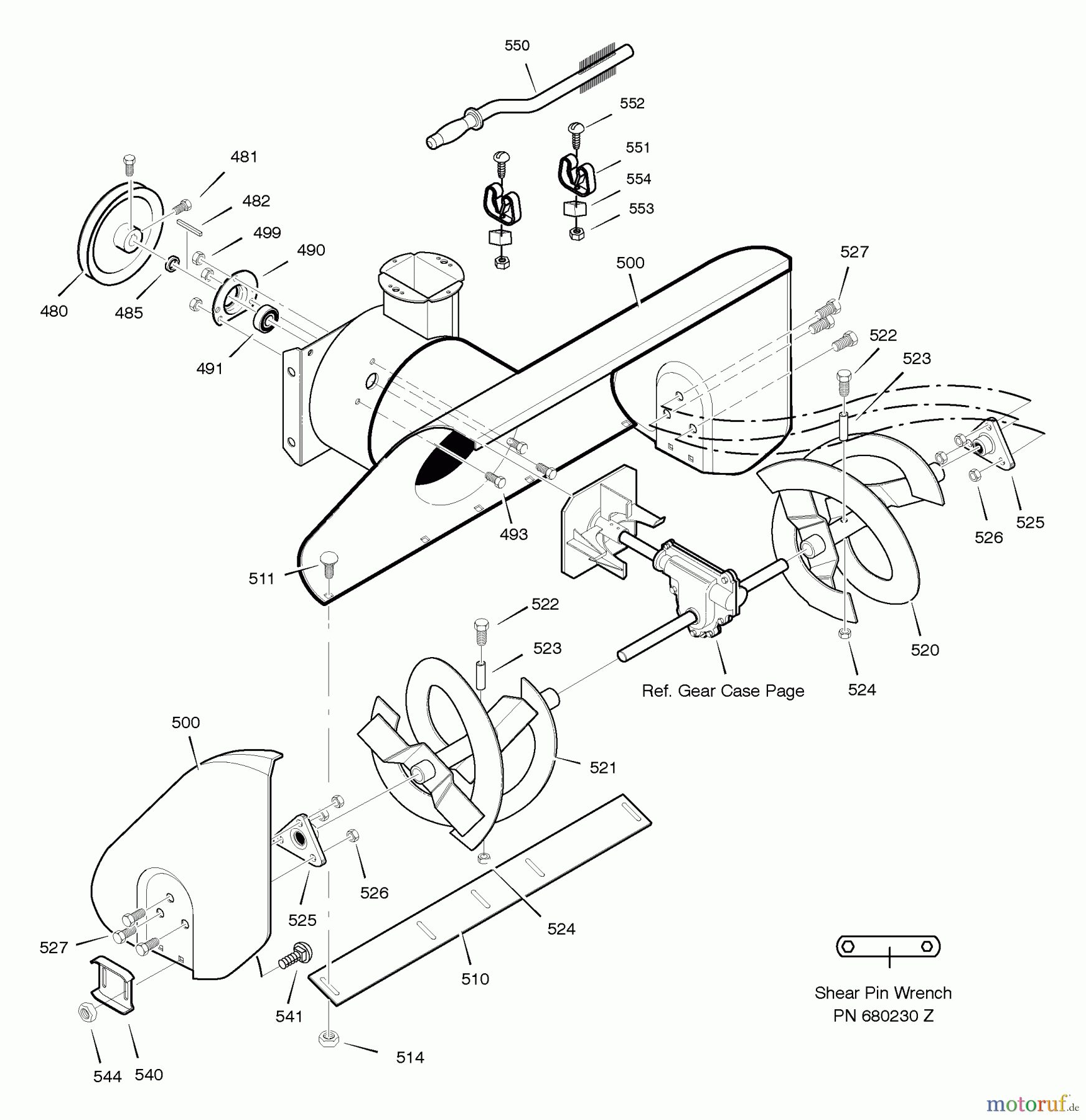 Murray Schneefräsen C950-52419-2 - Craftsman 24