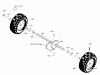 Murray C950-52420-0 - Craftsman 27" Dual Stage Snow Thrower (2004) (Sears) Ersatzteile Wheels