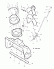 Murray C950-52435-0 - Craftsman 22" Single Stage Snow Thrower (2004) (Sears) Listas de piezas de repuesto y dibujos Chute System