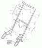 Murray C950-52435-2 - Craftsman 22" Single Stage Snow Thrower (2005) (Sears) Listas de piezas de repuesto y dibujos Handle Assembly