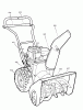 Murray C950-52729-0 (1695382) - Craftsman 24" Dual Stage Snow Thrower (2007) (Sears) Ersatzteile Decals