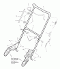 Murray C950-52735-0 - Craftsman 22" Single Stage Snow Thrower (2007) (Sears) Listas de piezas de repuesto y dibujos Handle Assembly