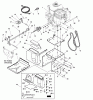 Murray C950-52951-0 (1695744A) - Craftsman 31" Dual Stage Snow Thrower (2009) (Sears) Listas de piezas de repuesto y dibujos Engine & Frame (2988761)