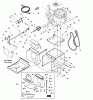 Murray C950-52943-0 (1695736) - Craftsman 27" Dual Stage Snow Thrower (2009) (Sears) Listas de piezas de repuesto y dibujos Engine & Frame (2988414)