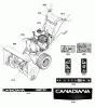 Murray CH61900 (1696052) - Canadiana 24" Dual Stage Snow Thrower (2011) Pièces détachées Decals Group (2989779)
