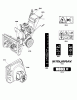 Murray ML61750R (1696212-00) - 24" Dual Stage Snowthrower, 7.5HP (CE) (2012) Listas de piezas de repuesto y dibujos Decals Group (2990577_2990664)