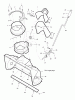 Murray ST0522M (622593x16NA) - Frontier 22" Single Stage Snow Thrower (2007) Listas de piezas de repuesto y dibujos Chute System