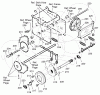 Murray ST0524 (624504x16B) - Frontier 24" Dual Stage Snow Thrower (2004) Listas de piezas de repuesto y dibujos Drive