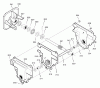 Murray ST0524 (624554x16A) - Frontier 24" Dual Stage Snow Thrower (2005) Listas de piezas de repuesto y dibujos Gear Case