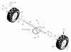 Murray ST6524 (624650x16A) - Frontier 24" Dual Stage Snow Thrower (2006) Listas de piezas de repuesto y dibujos Wheels