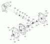 Murray ST1028 (628102x16A) - Frontier 28" Dual Stage Snow Thrower (2005) Listas de piezas de repuesto y dibujos Gear Case
