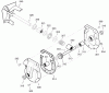 Murray ST1028 (628104x16B) - Frontier 28" Dual Stage Snow Thrower (2004) Listas de piezas de repuesto y dibujos Gear Case