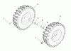 Murray ST1130S (1695000) - Frontier 30" Dual Stage Snow Thrower (2006) Listas de piezas de repuesto y dibujos Wheels and Tires Group (2987259_2987265)