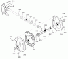 Murray ST1129 (629110x16B) - Frontier 29" Dual Stage Snow Thrower (2004) Listas de piezas de repuesto y dibujos Gear Case