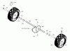 Murray ST6524 (624650x16B) - Frontier 24" Dual Stage Snow Thrower (2007) Listas de piezas de repuesto y dibujos Wheels