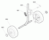 Murray 11052x4B - Cultivator (2000) Listas de piezas de repuesto y dibujos Wheel Assembly