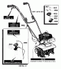 Murray 11052x4NC - Cultivator (2004) Listas de piezas de repuesto y dibujos Starter Switch Mount