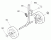 Murray 11052x92C - B&S/ Cultivator (2001) (Walmart) Spareparts Wheel Assembly