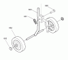 Murray 11052x92C - B&S/ Cultivator (2002) (Walmart) Spareparts Wheel Assembly