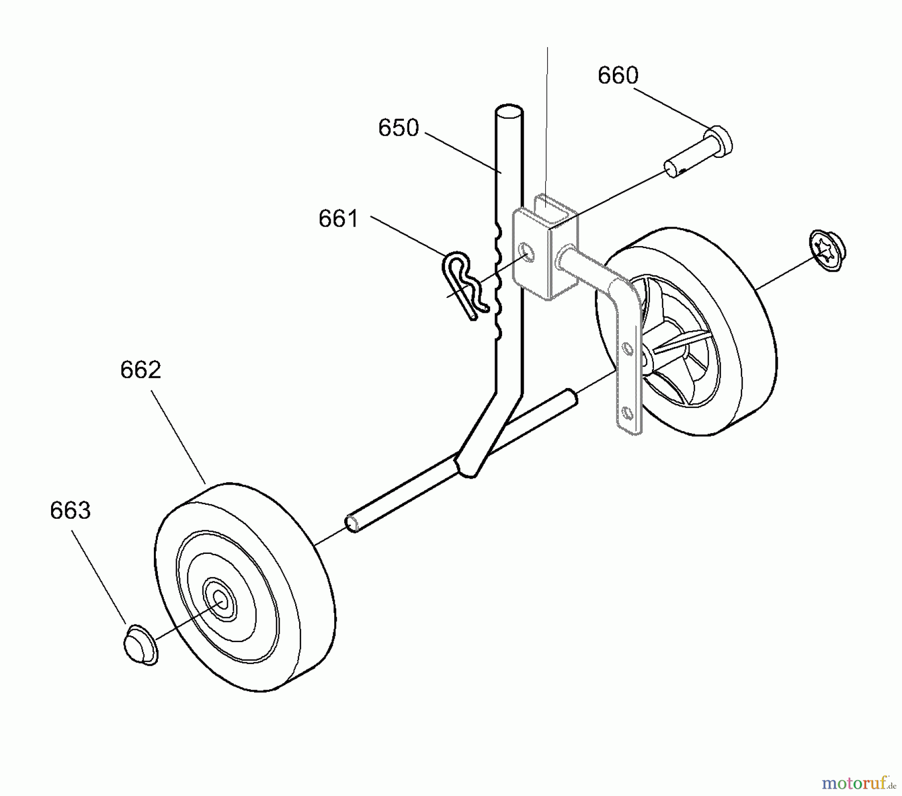  Murray Motorhacken und Kultivierer 11052x92C - B&S/Murray Cultivator (2002) (Walmart) Wheel Assembly