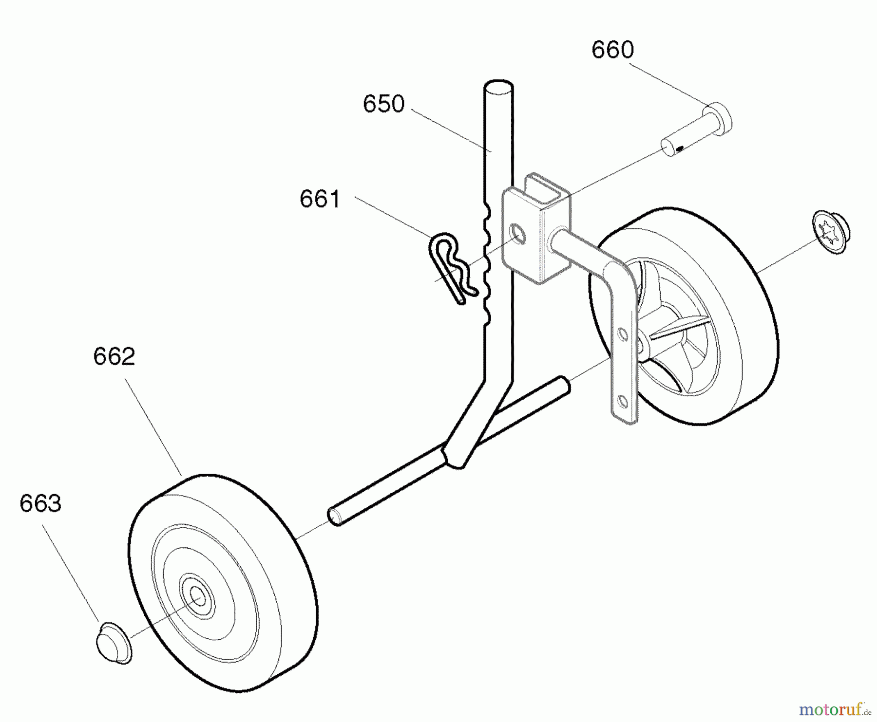  Murray Motorhacken und Kultivierer 11052x92NA - B&S/Murray Cultivator (2003) (Walmart) Wheel Assembly
