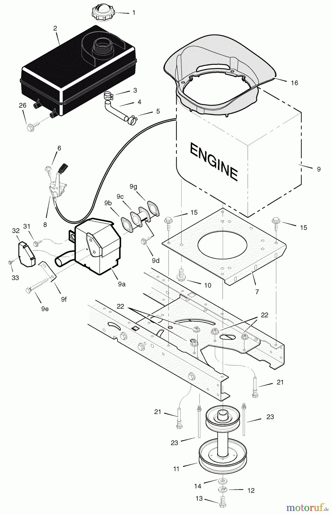  Murray Rasen- und Gartentraktoren 425002x99B - B&S/Murray 42