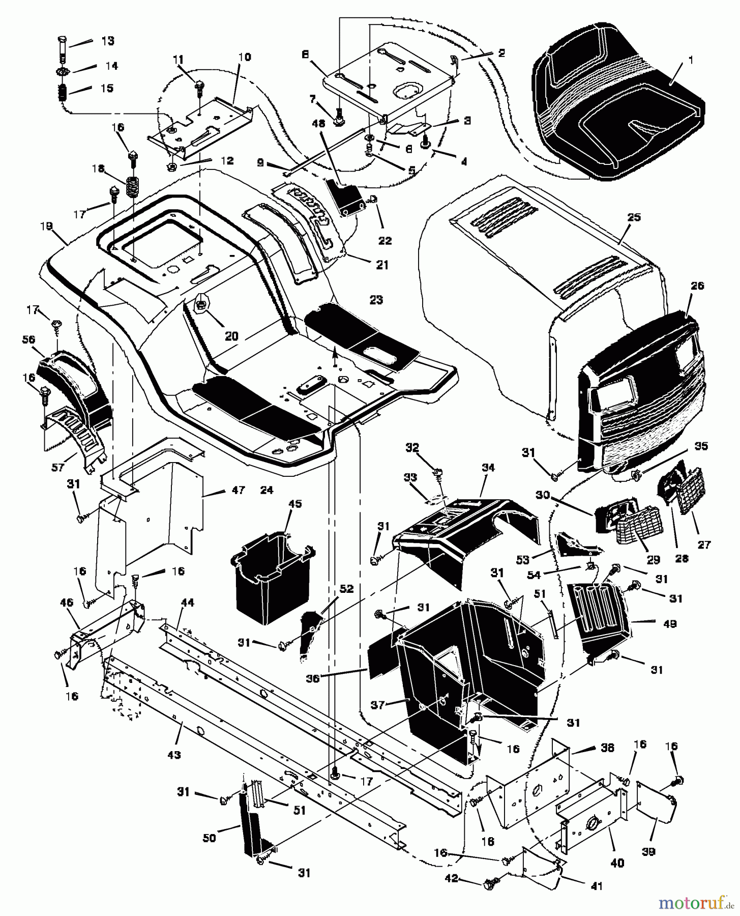  Murray Rasen- und Gartentraktoren 42534A - Murray 42