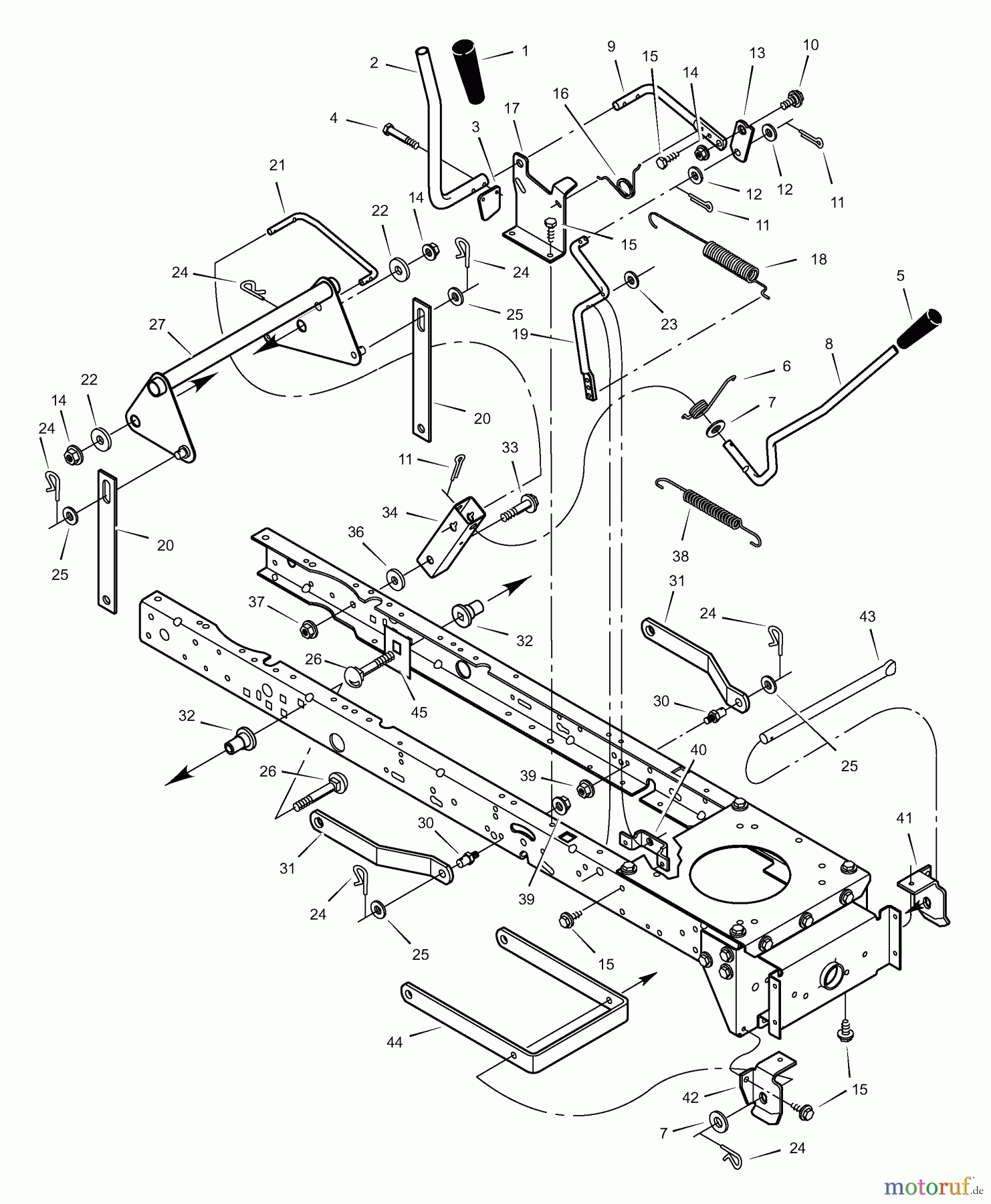  Murray Rasen- und Gartentraktoren 42544x8E - Scotts 42