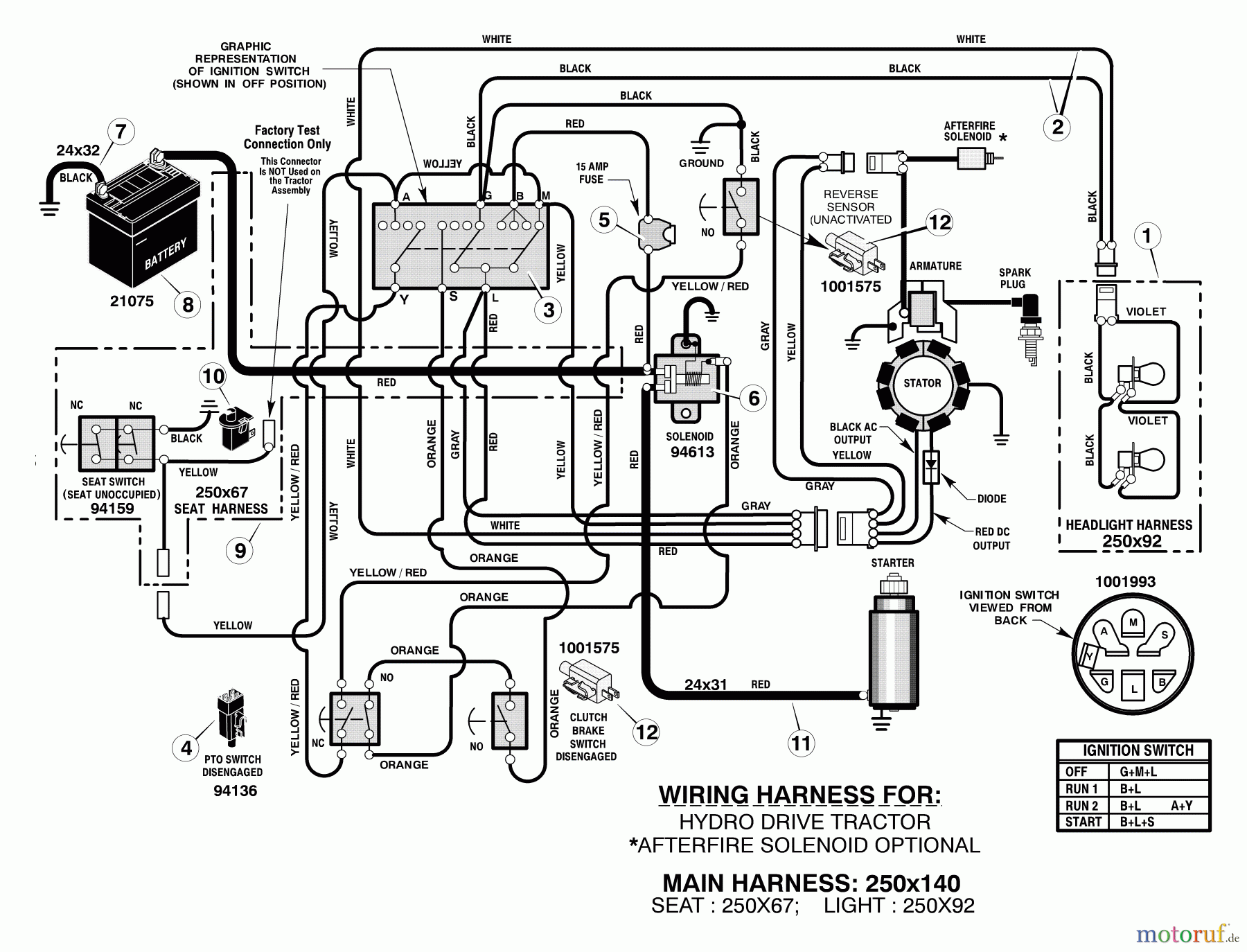  Murray Rasen- und Gartentraktoren 425604x99C - B&S/Murray 42