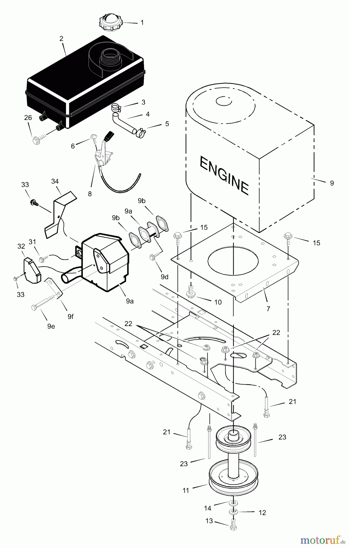 Murray Rasen- und Gartentraktoren 425618x48A - B&S/Murray 42