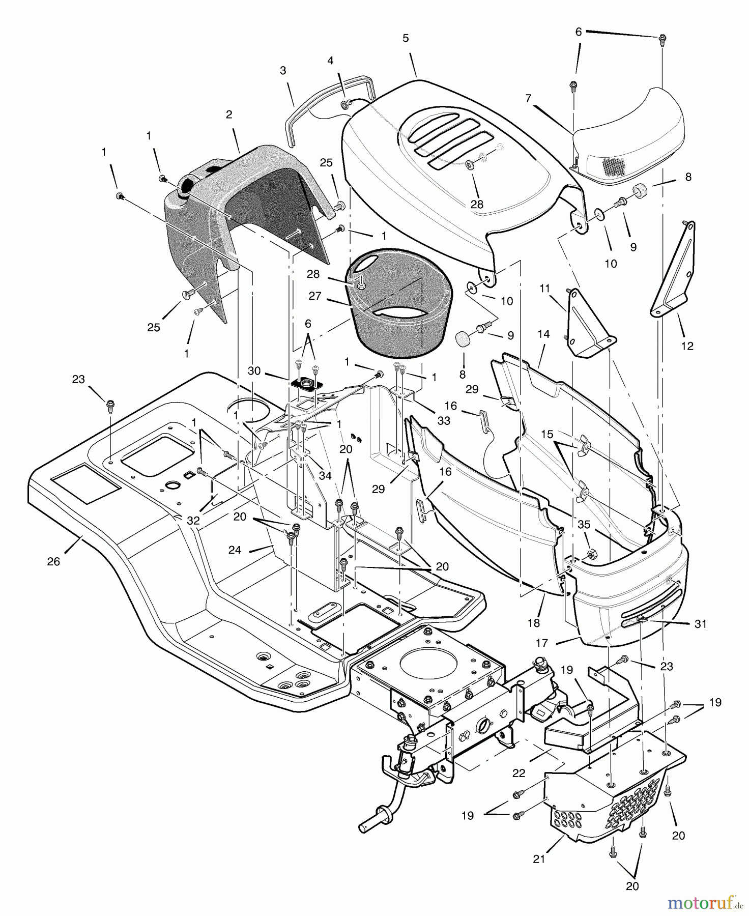  Murray Rasen- und Gartentraktoren 425638x692A - Stanley 42